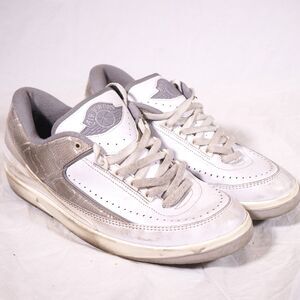 Air Jordan 2 Retro Low Python Mens Size 10.5 Shoes White Gray DV9956-100